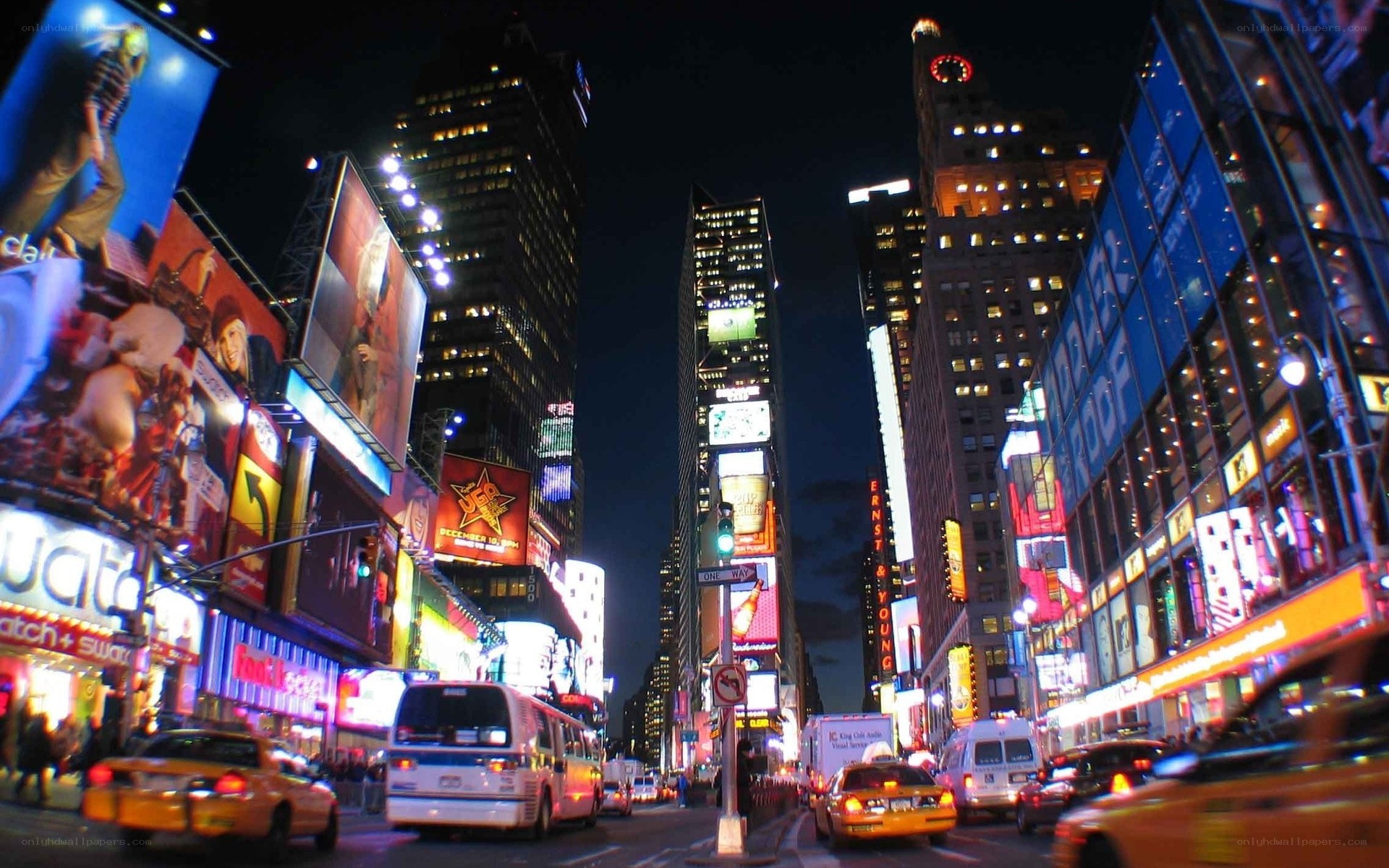 Times Square at night