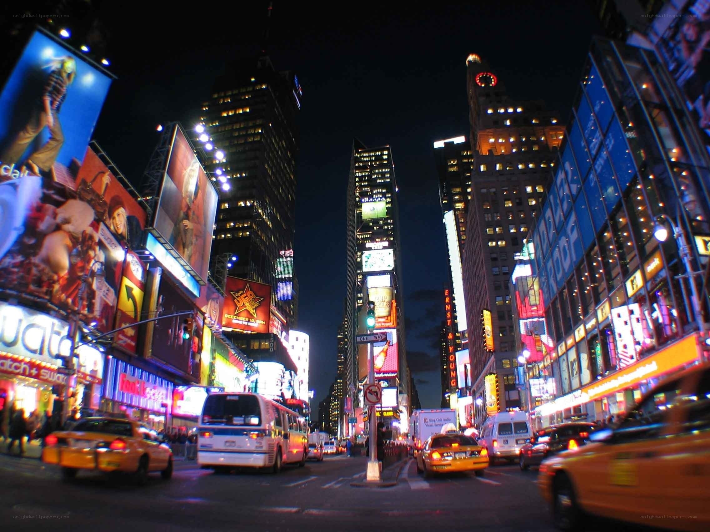 Times Square at night