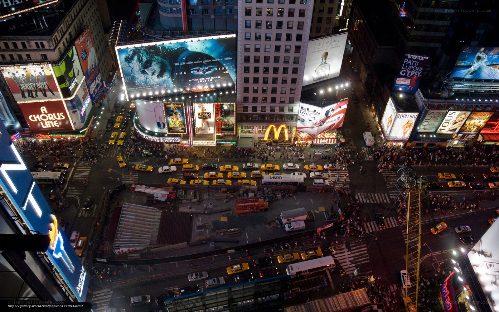 Times Square at night
