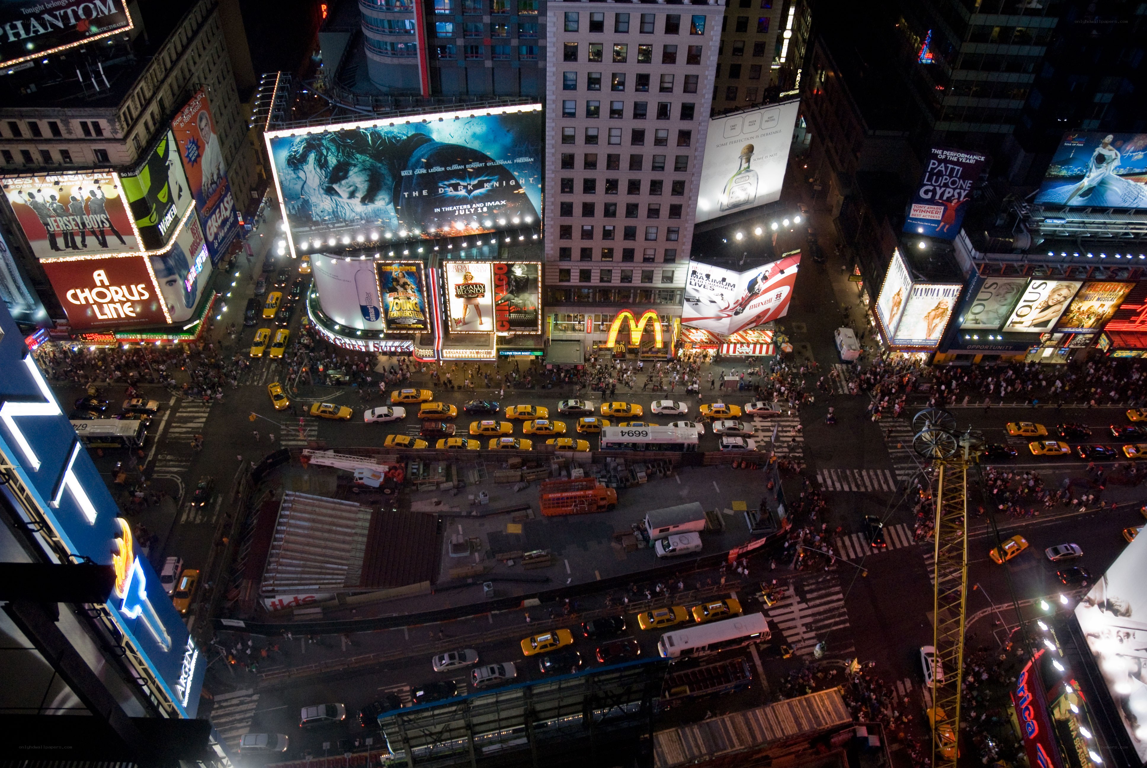 Times Square at night