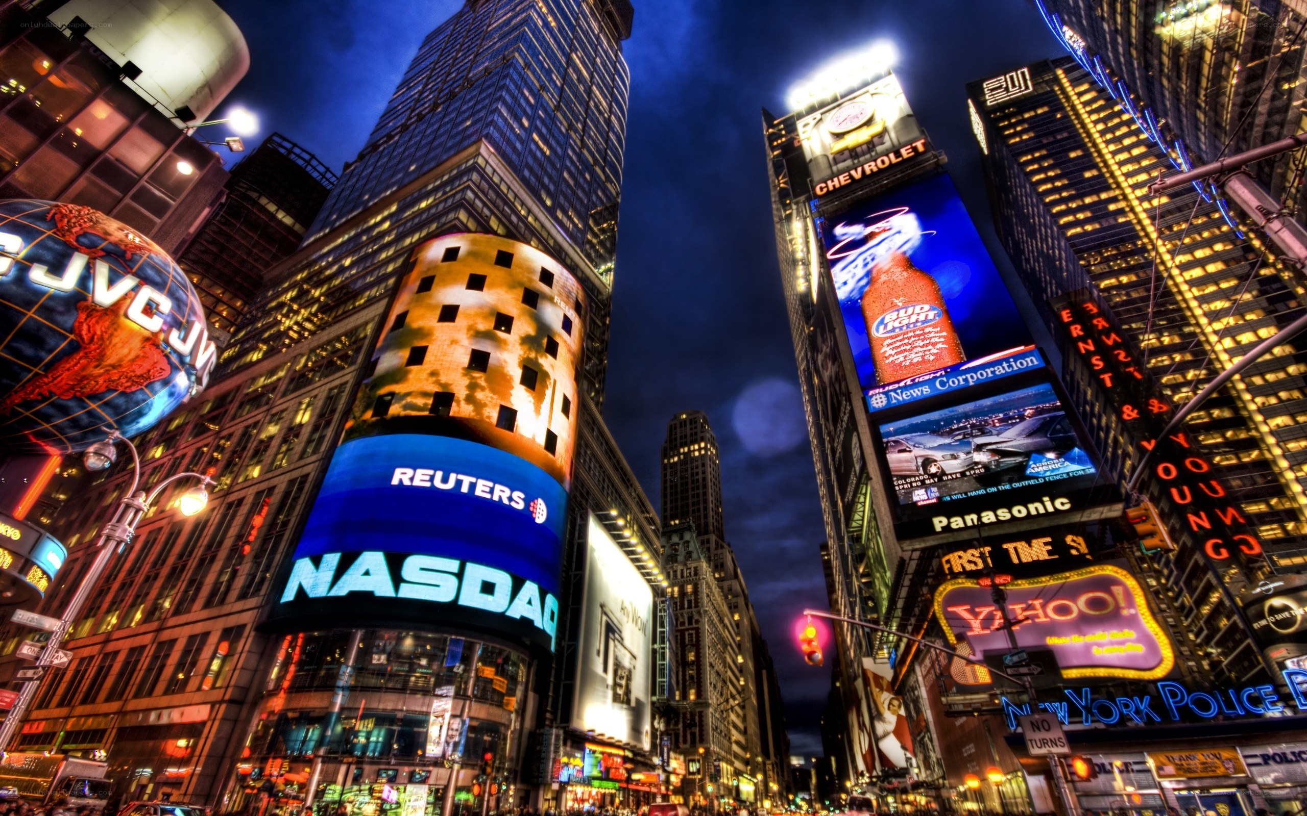 Times Square at night