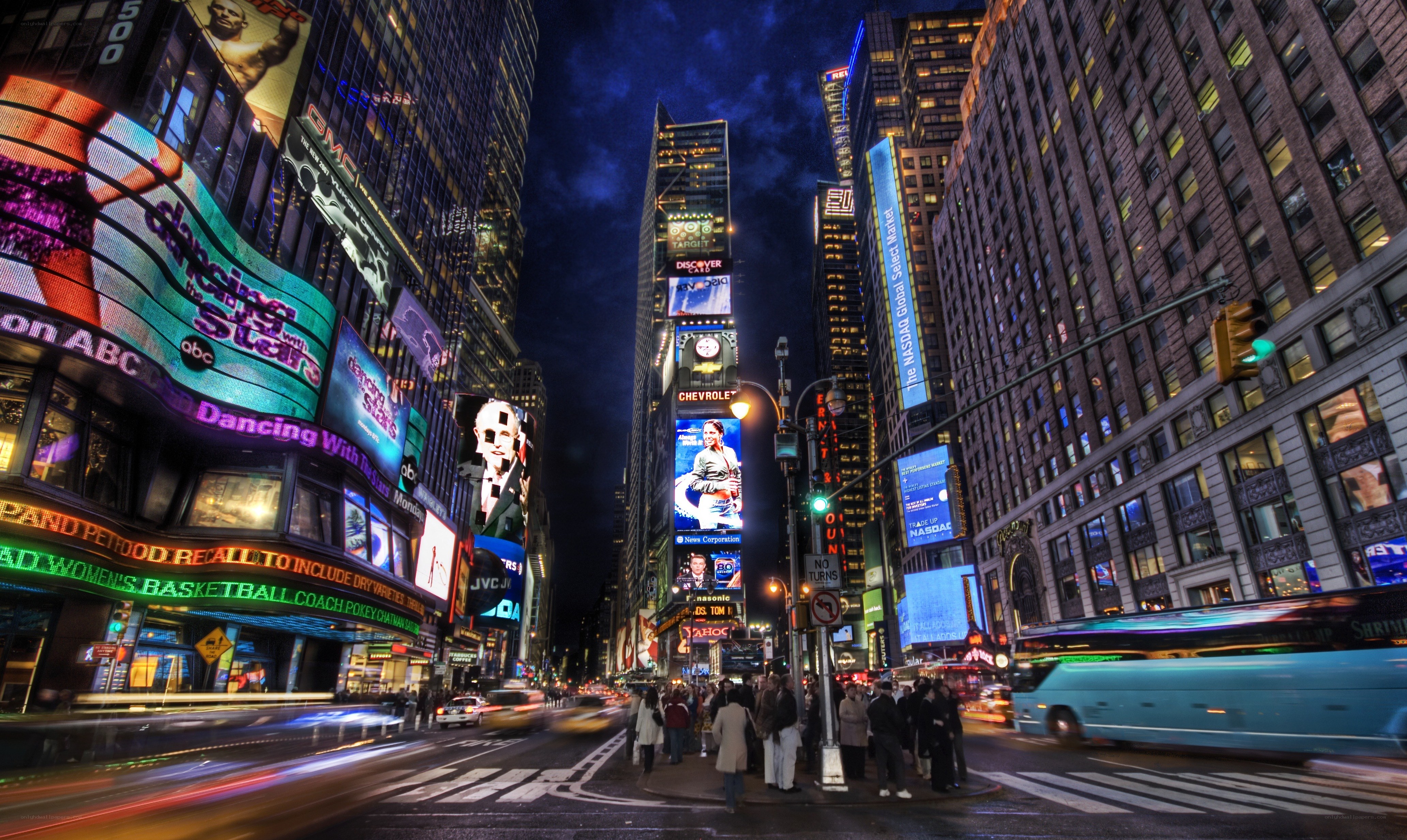Times Square at night