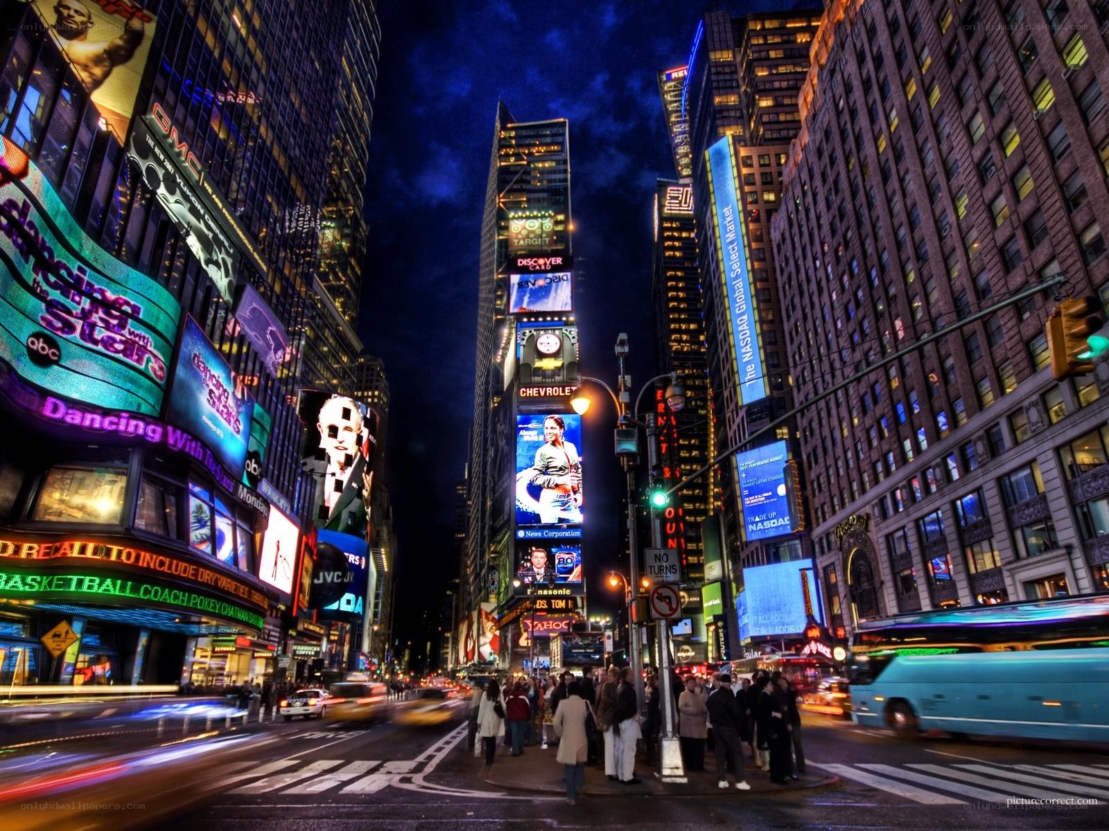 Times Square at night