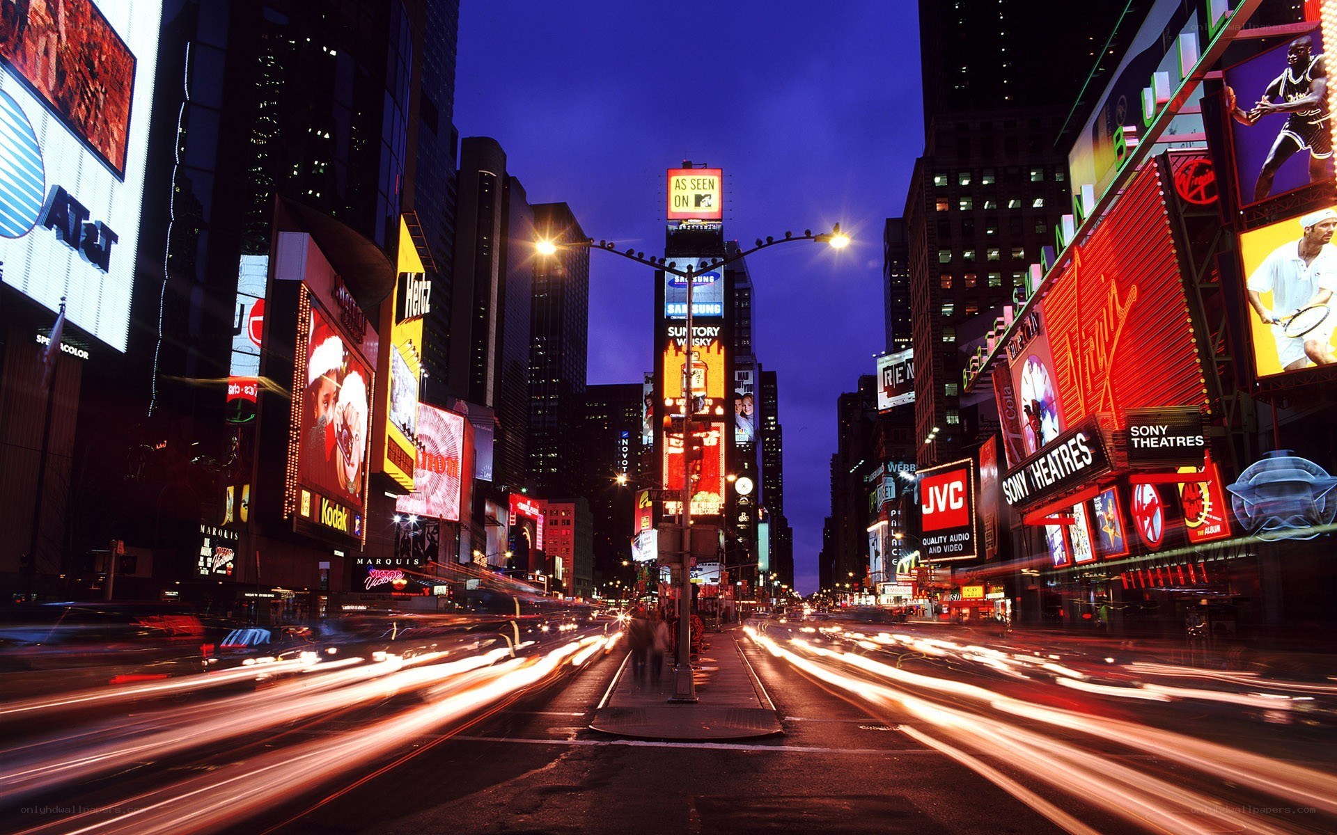 Times Square at night