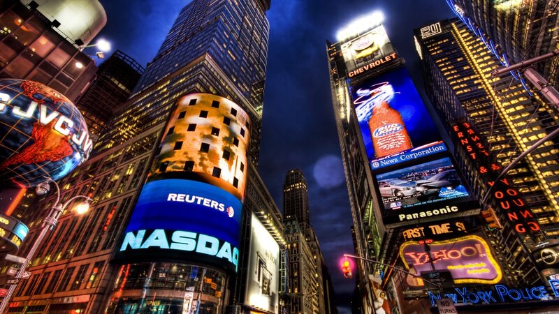 Times Square at night