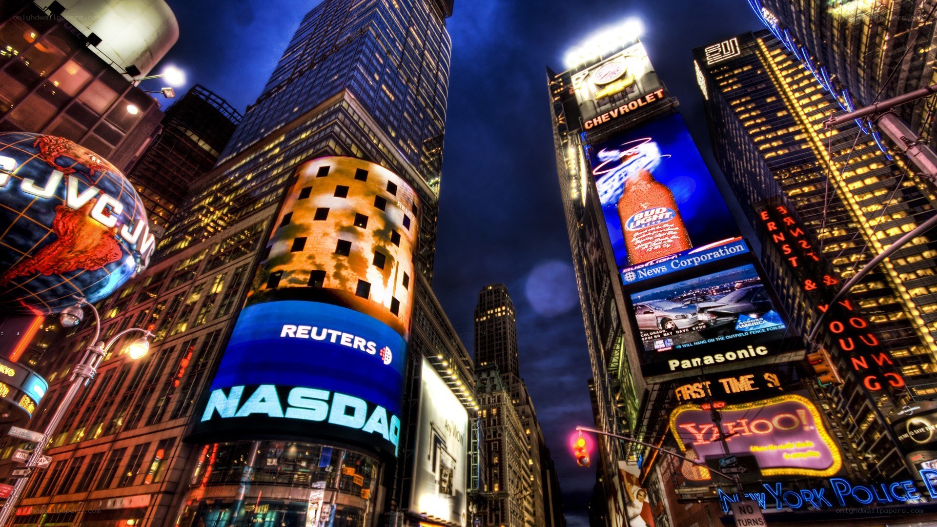 Times Square at night
