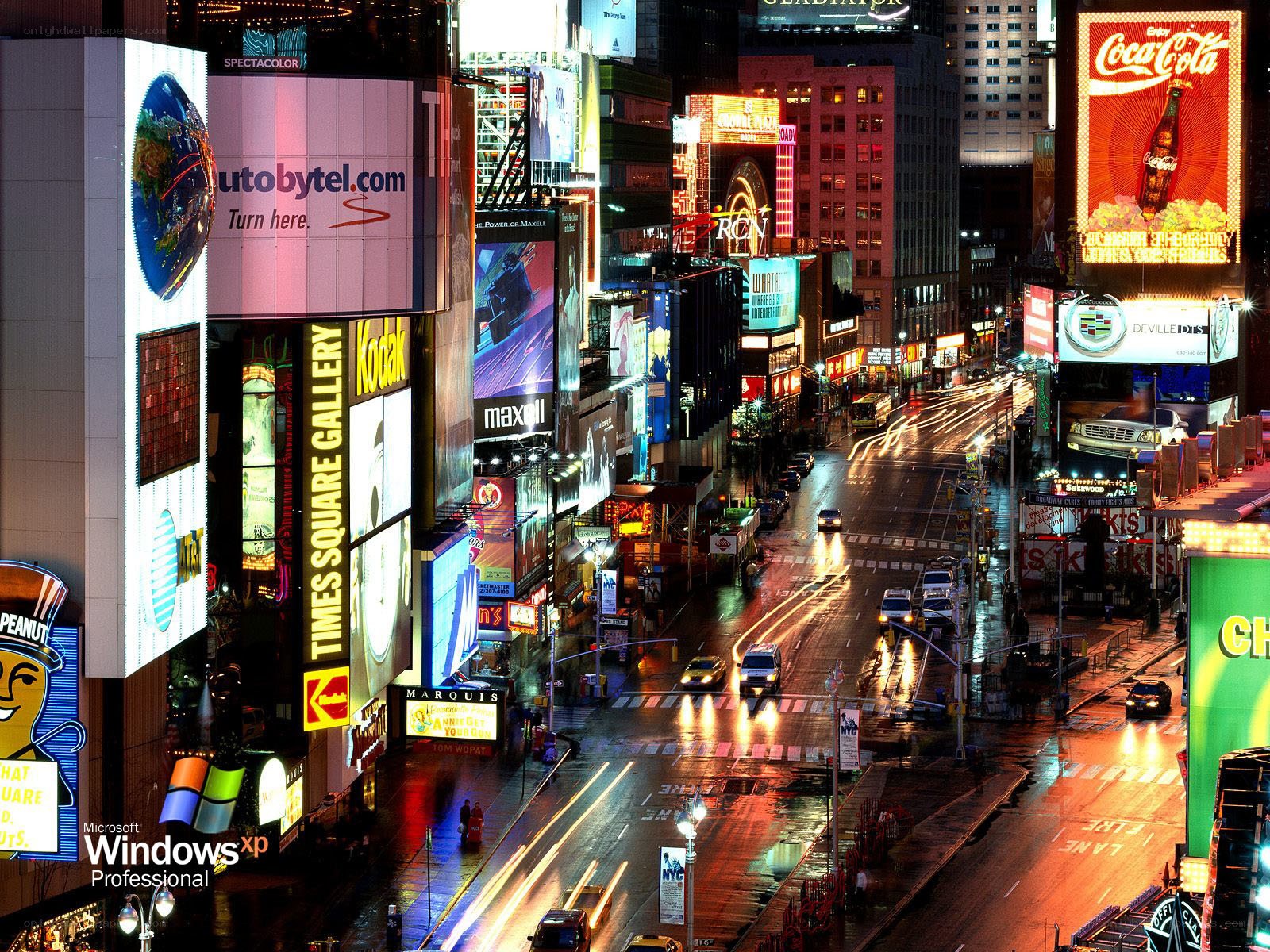 Times Square at night