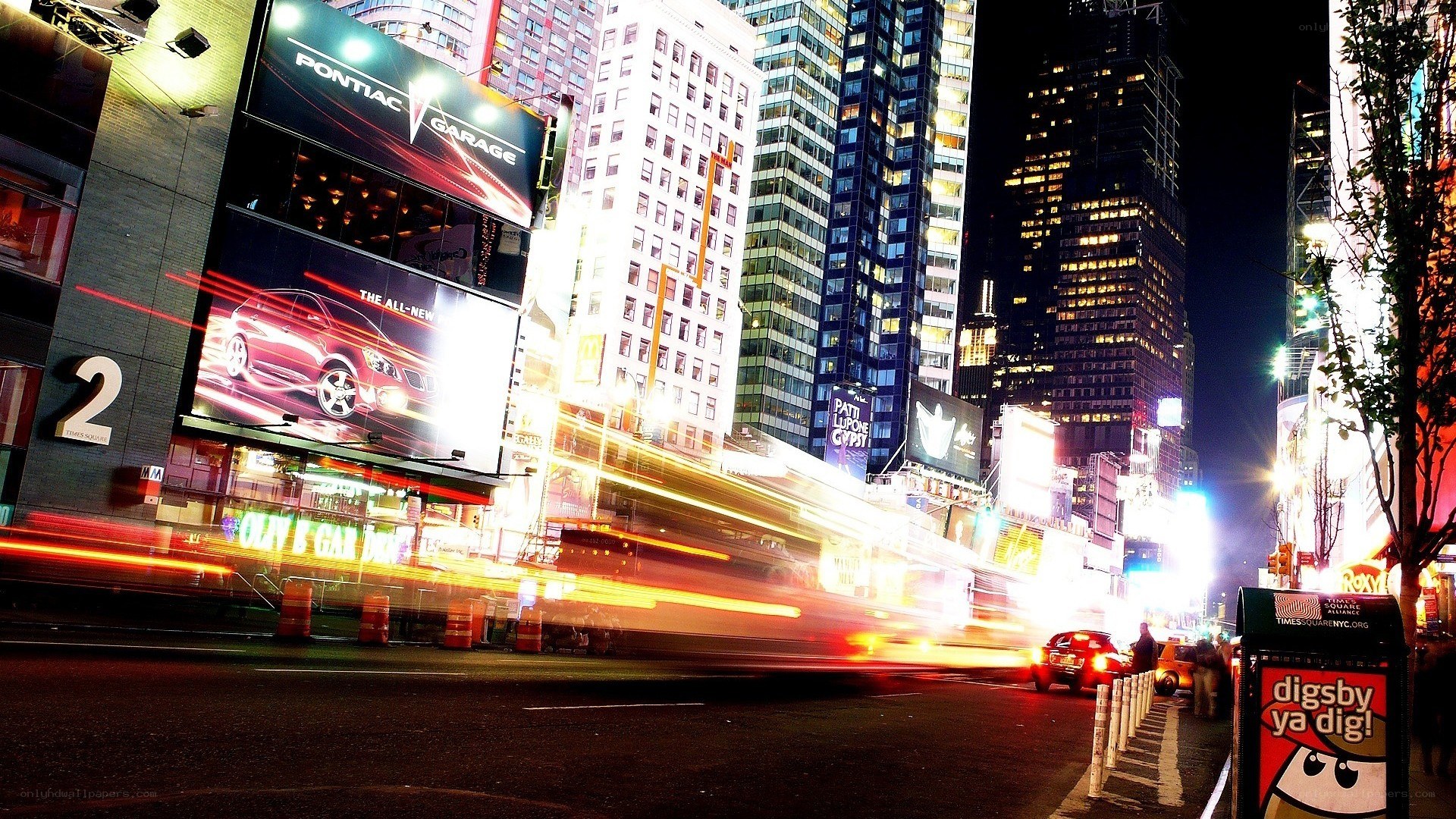 Times Square at night