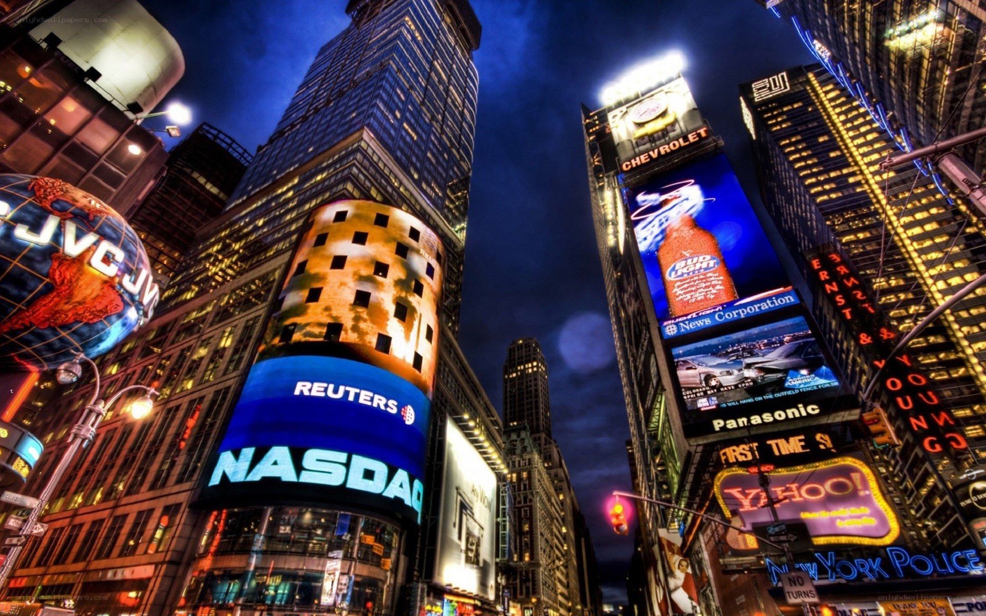 Times Square at night
