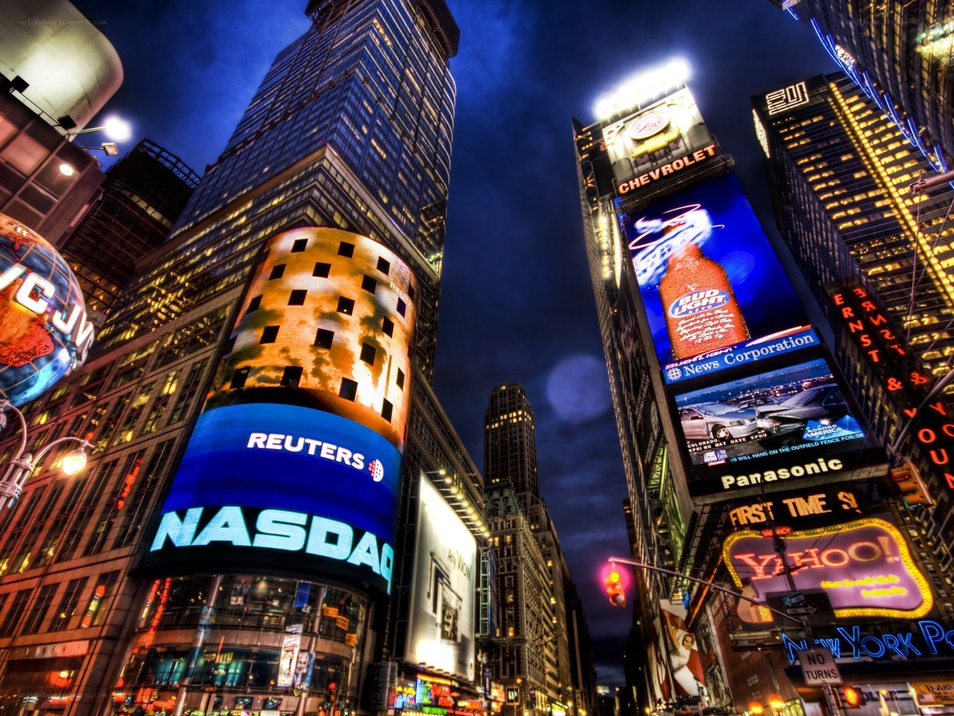 Times Square at night