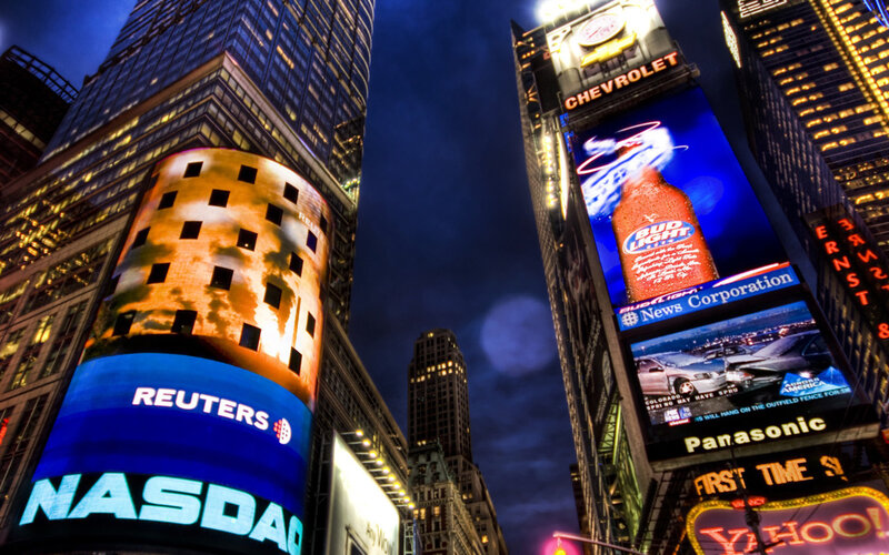 Times Square at night