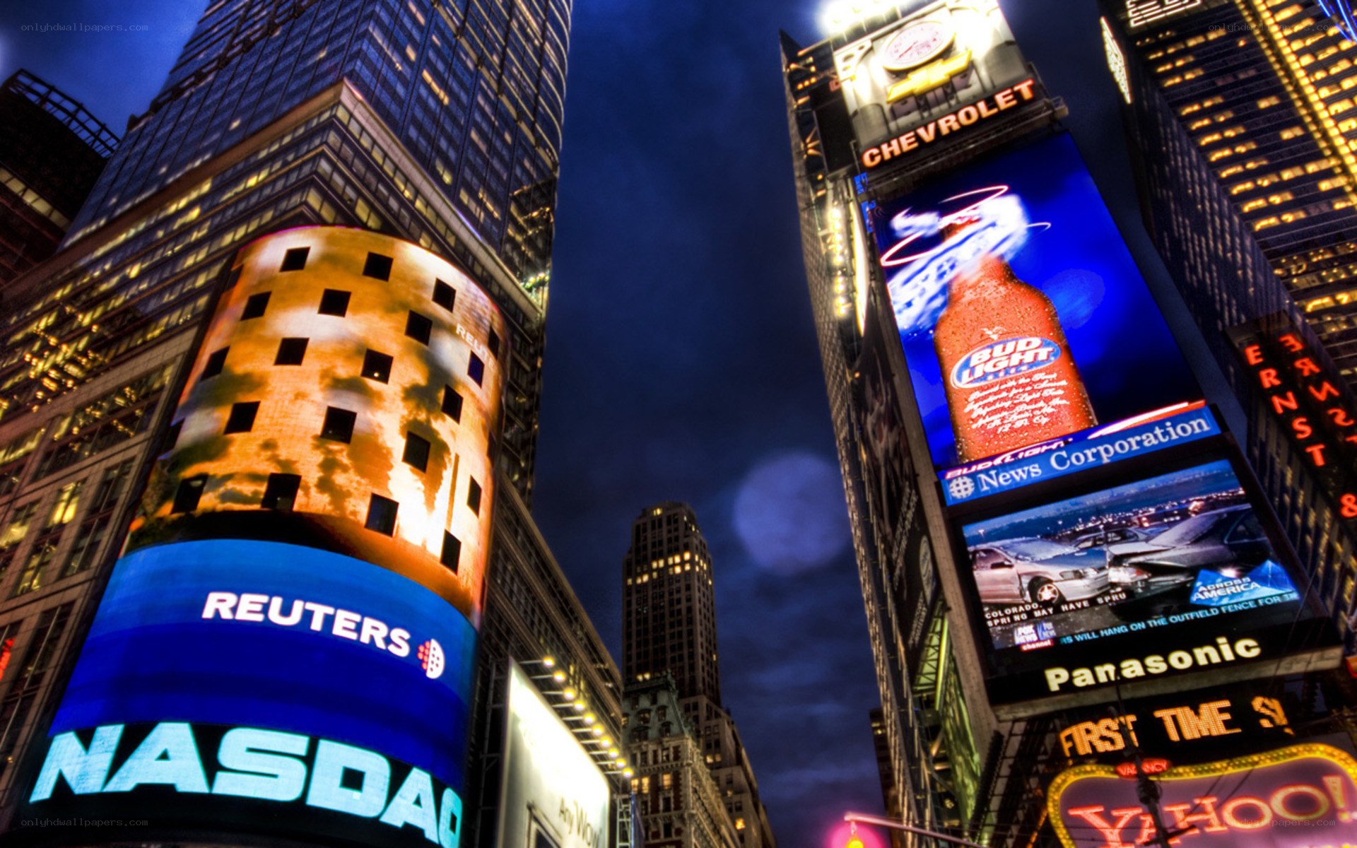 Times Square at night