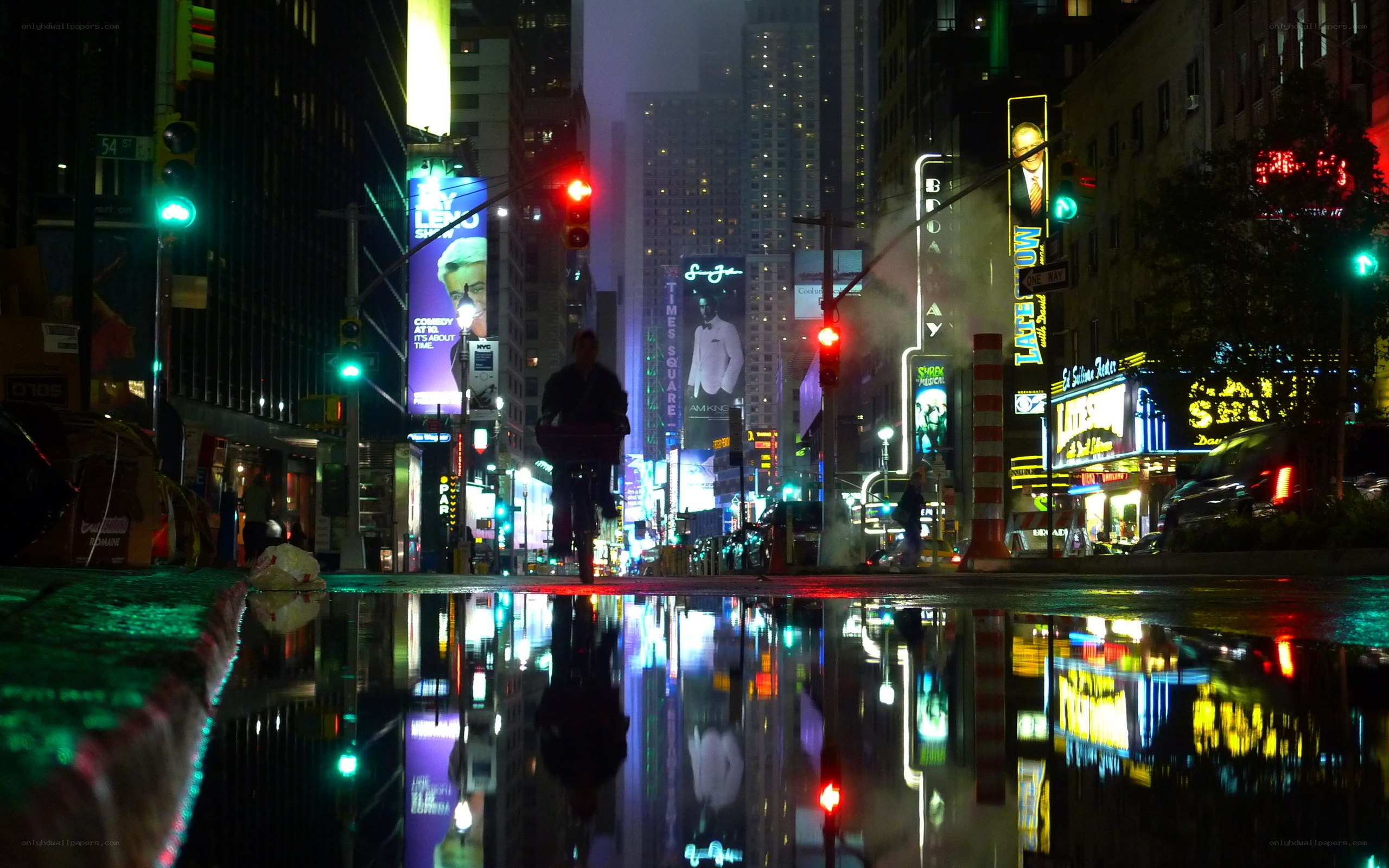 Times Square at night