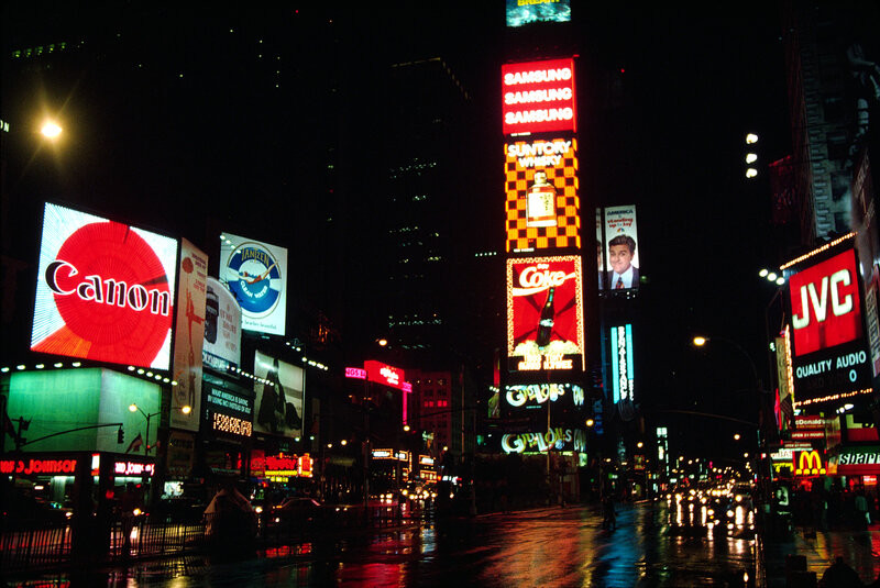 Times Square at night