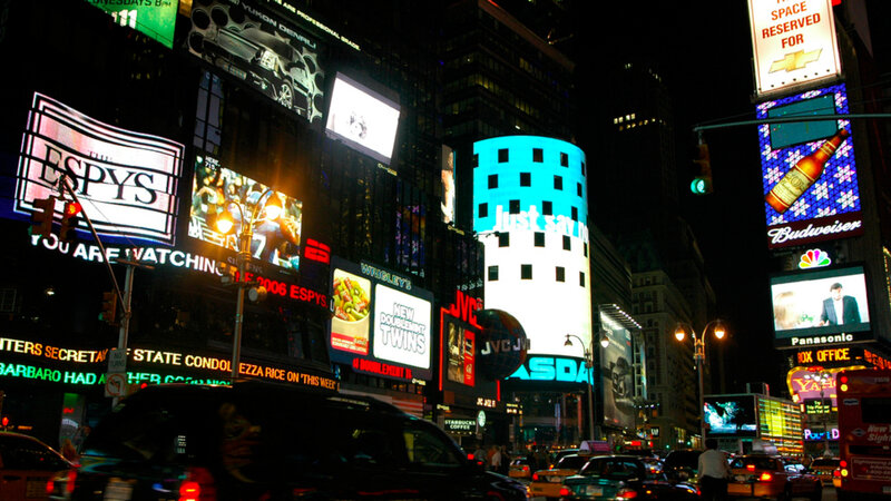 Times Square at night