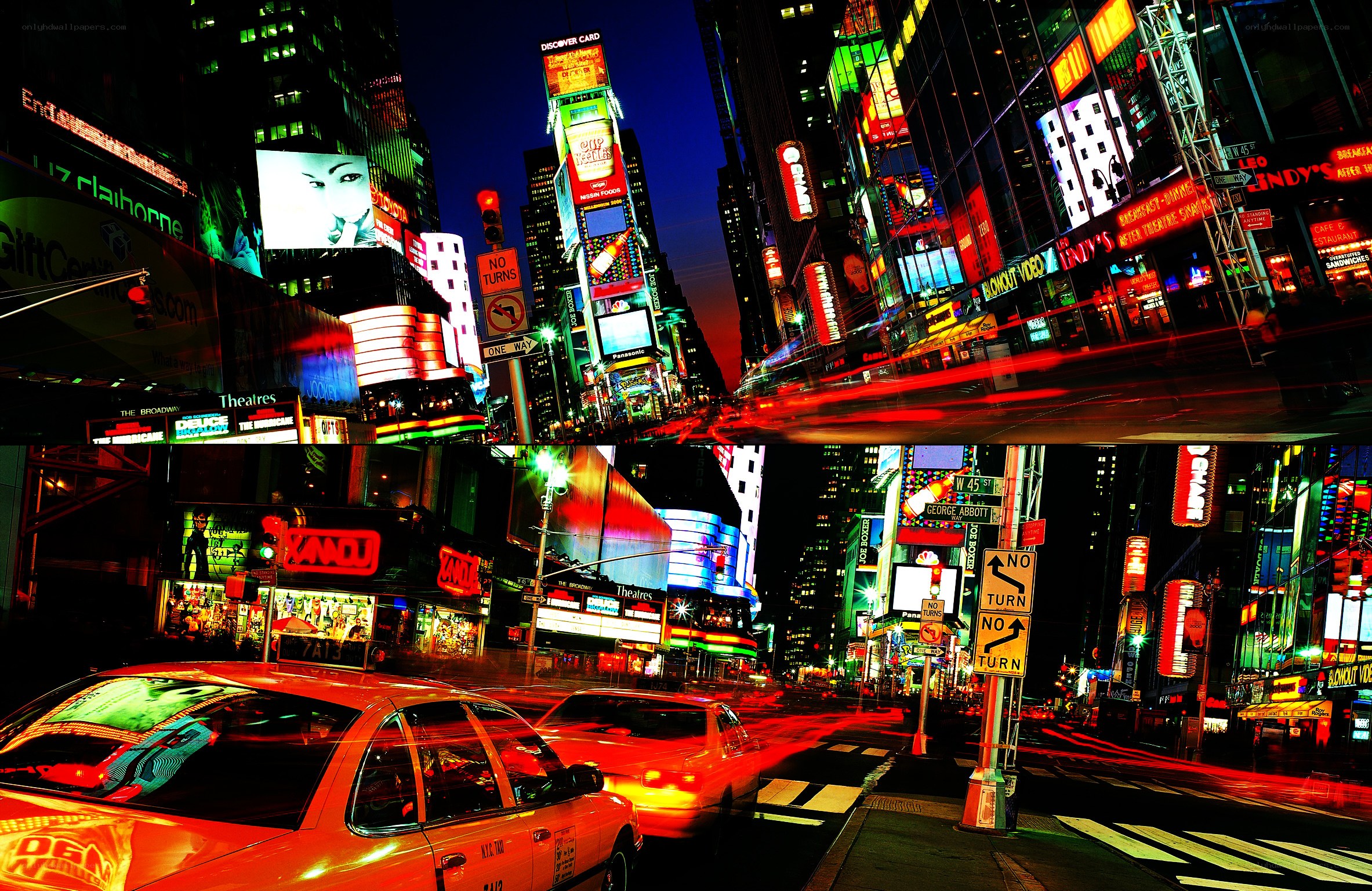 Times Square at night