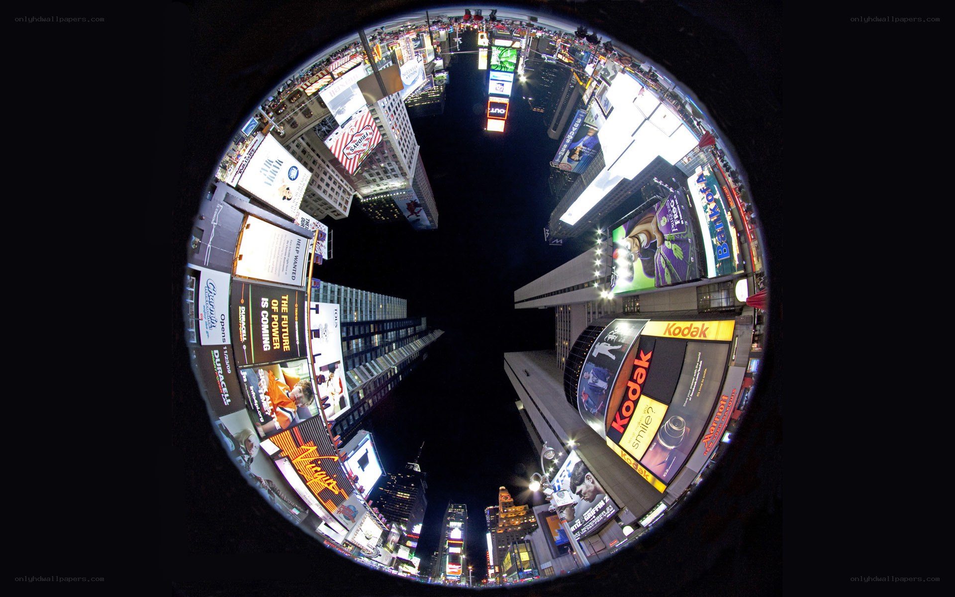 Times Square at night