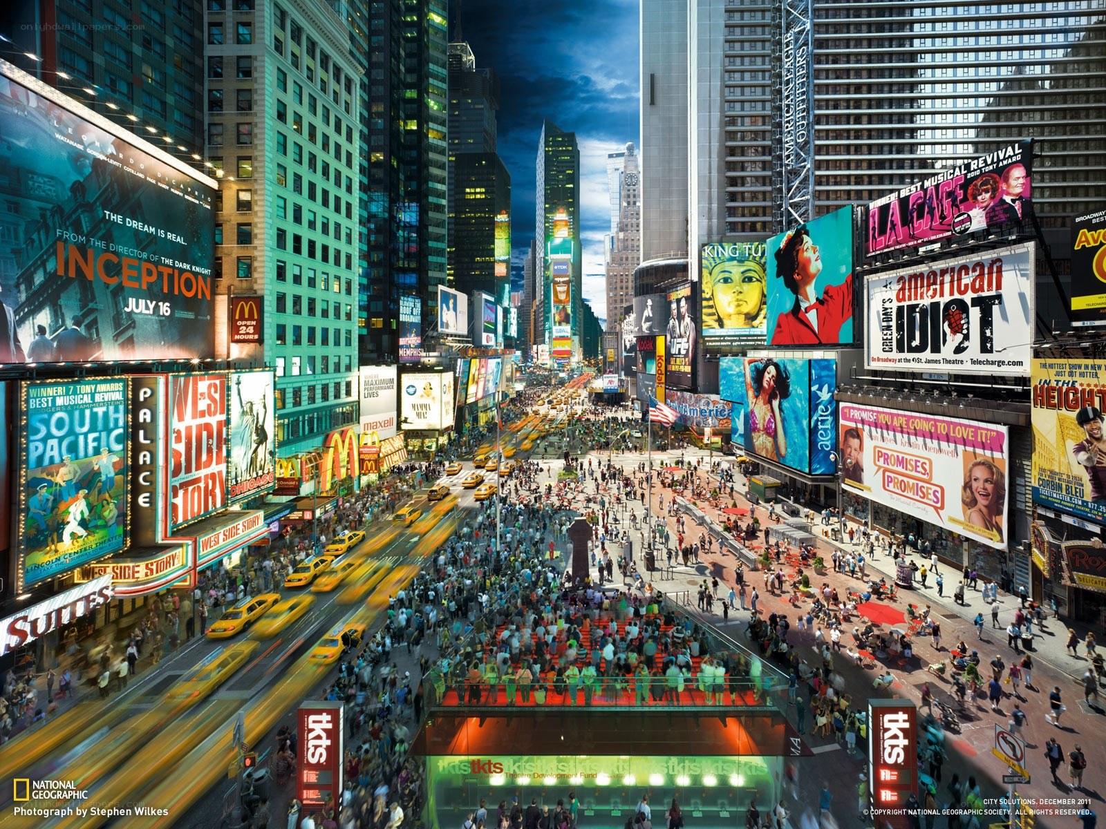 Times Square at night
