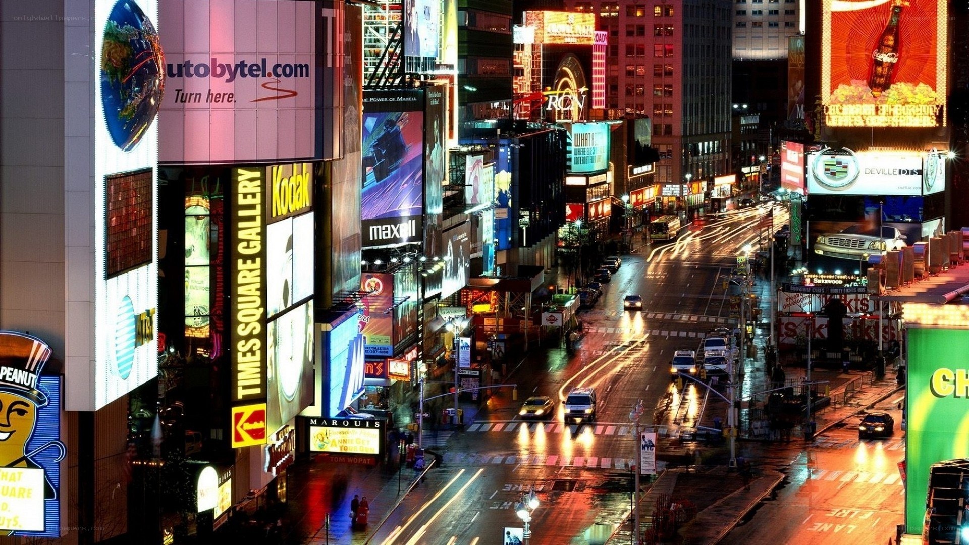 Times Square at night
