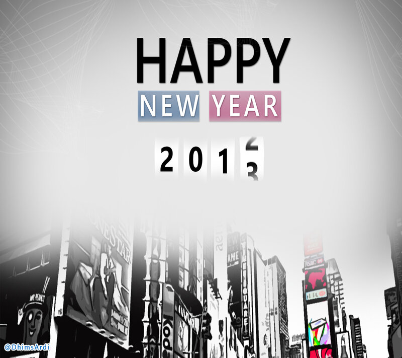 Times Square Billboards — Black, Celebratory