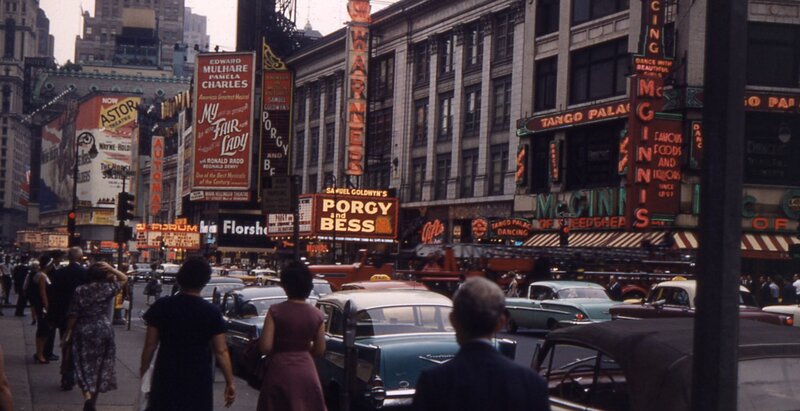 Times Square in the 1960s