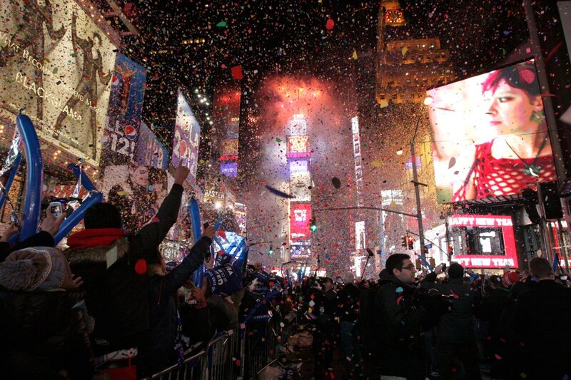 Times Square New Year's Eve celebration