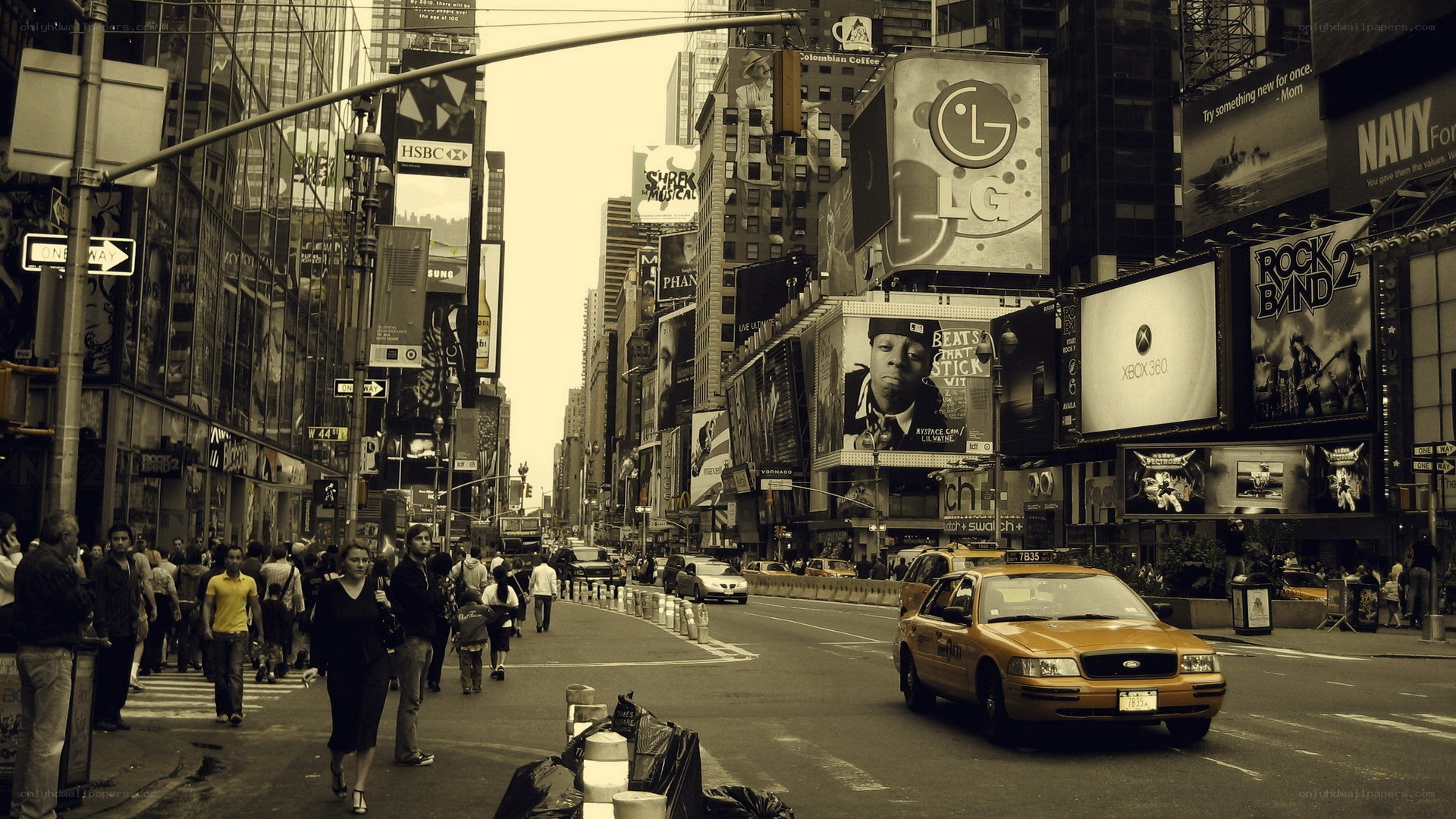 Times Square street scene