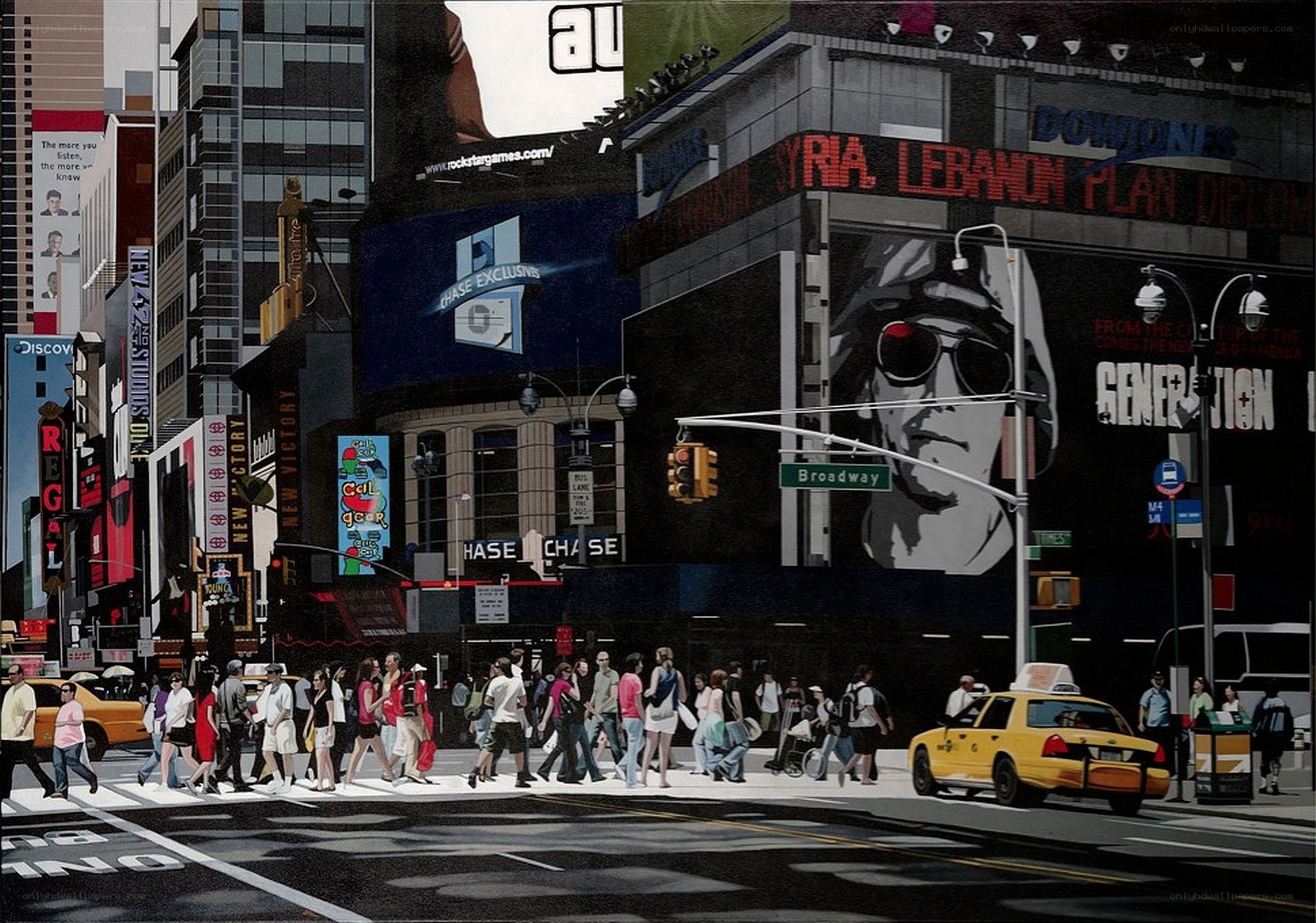 Times Square street scene