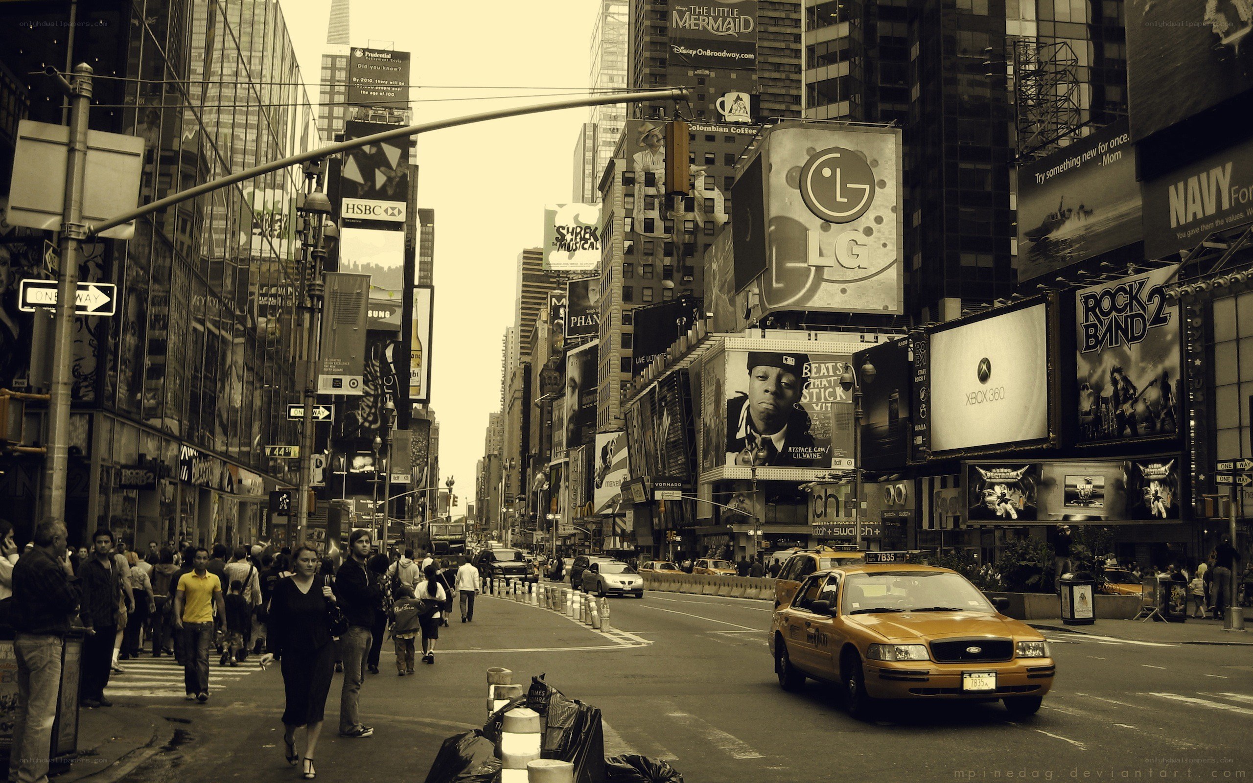 Times Square street scene