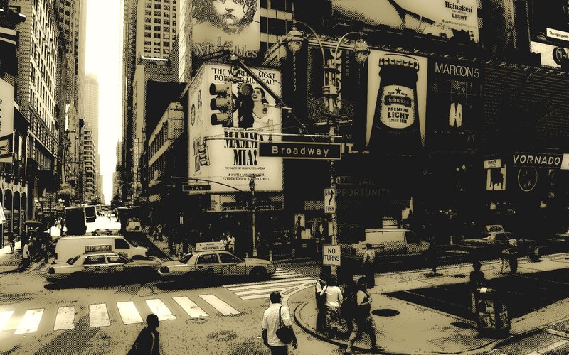 Times Square street scene