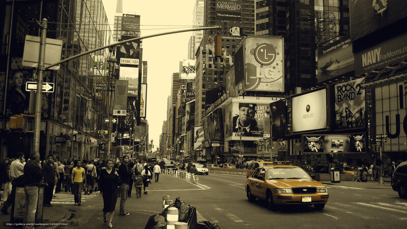 Times Square street scene