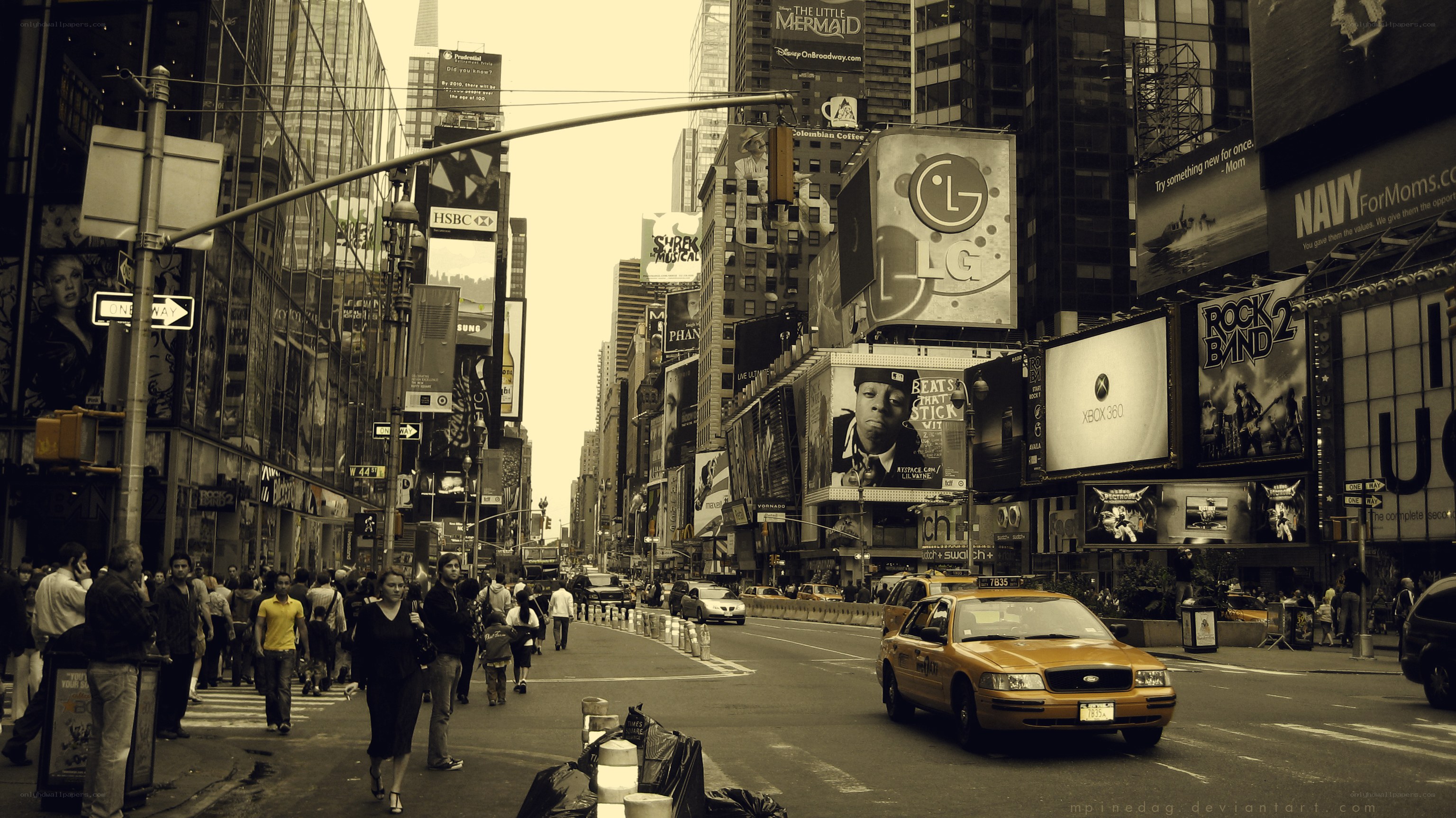 Times Square street scene