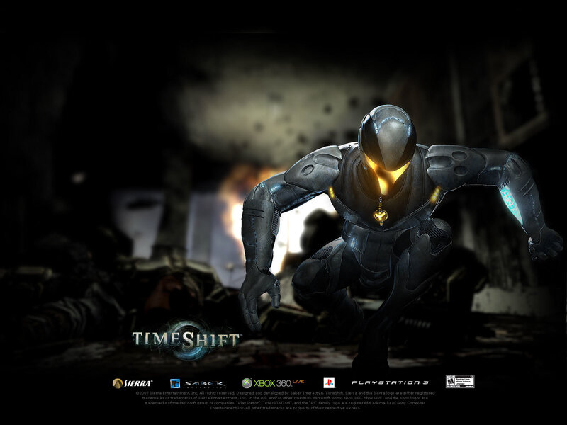 TimeShift game character in action