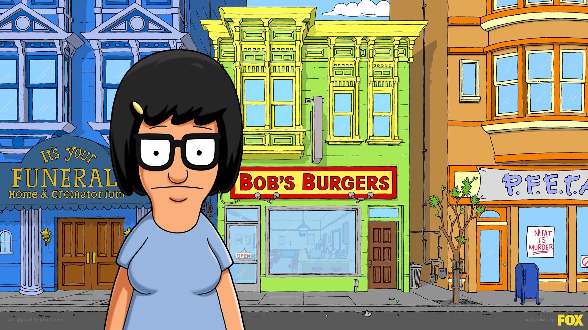 Tina Belcher on the street