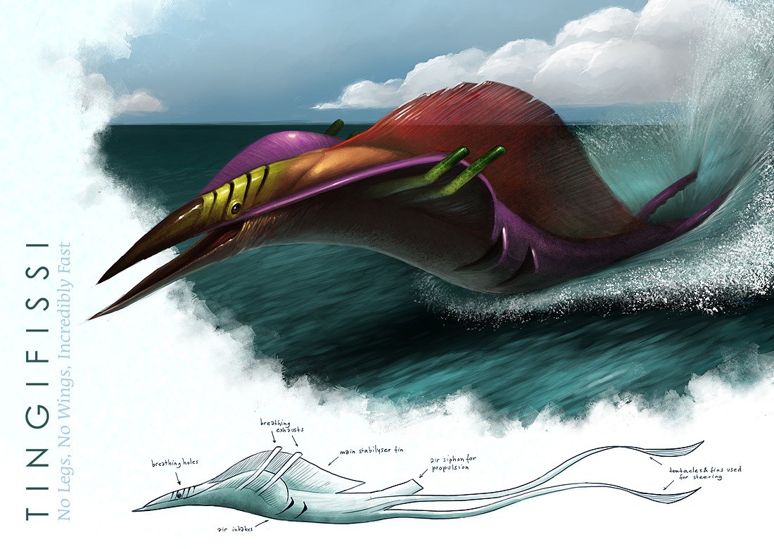 Tingifissi creature concept art