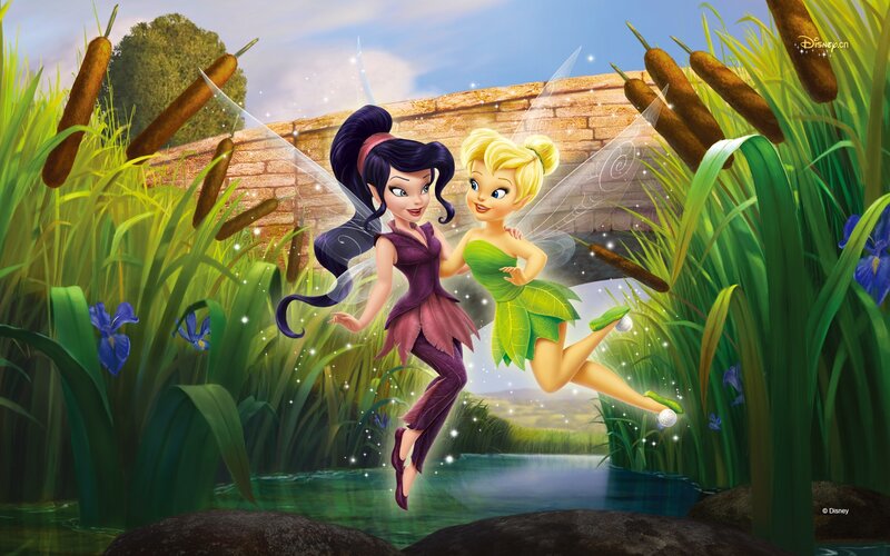 Tinker Bell and a Fairy — Green, Playful