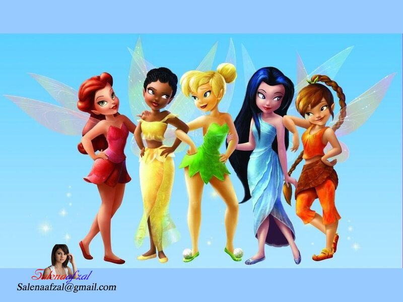 Tinker Bell and her friends