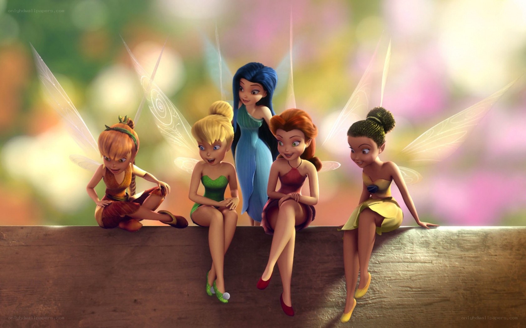 Tinker Bell and her friends