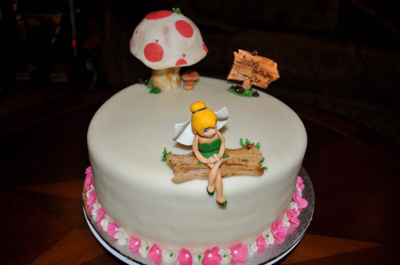 Tinker Bell birthday cake