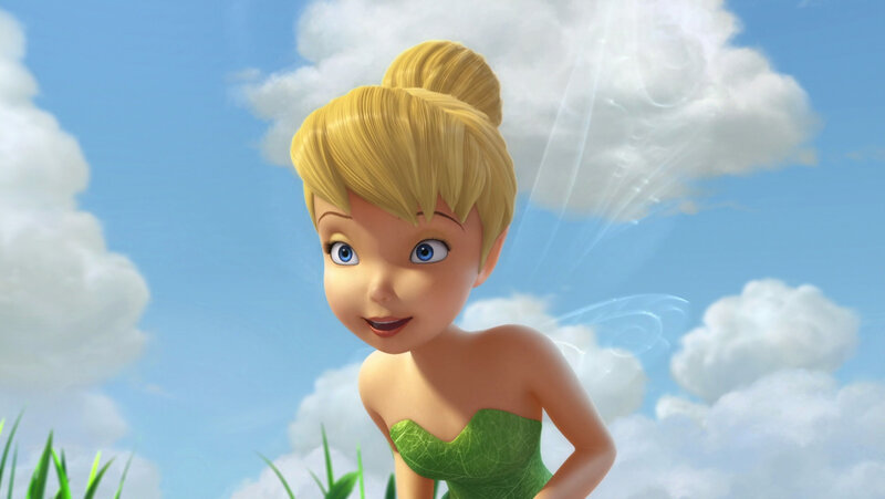 Tinker Bell Character — Blue, Cheerful, Afternoon