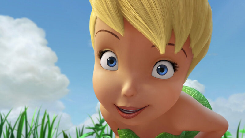 Tinker Bell Character — Blue, Cheerful