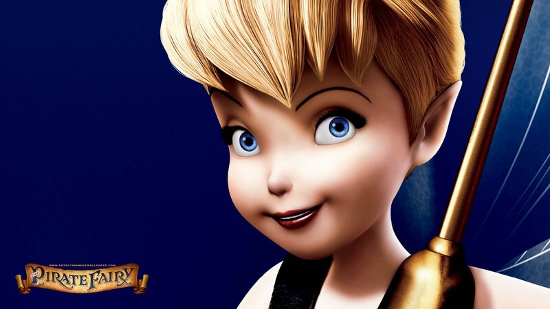 Tinker Bell Character — Blue, Playful