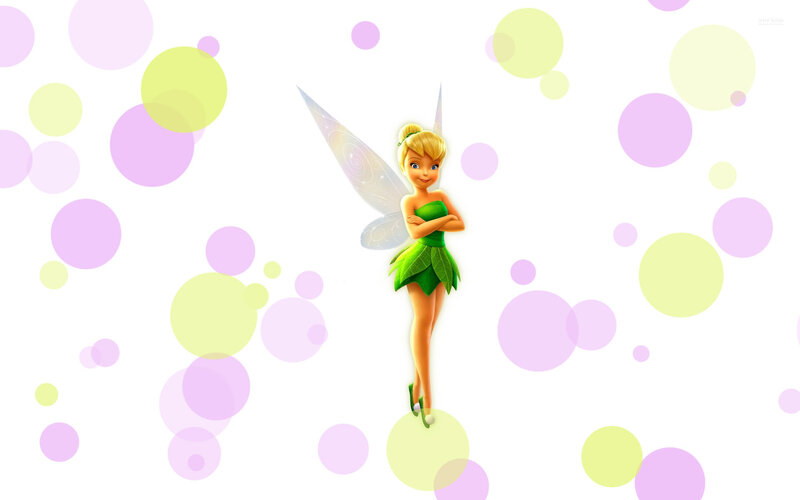 Tinker Bell Character — Green, Playful, Digital Art