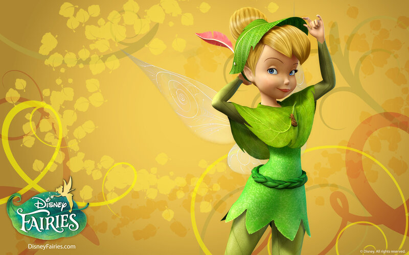 Tinker Bell Character — Green, Playful