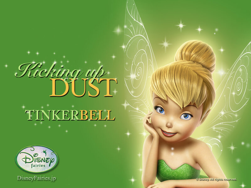 Tinker Bell Character — Green, Whimsical