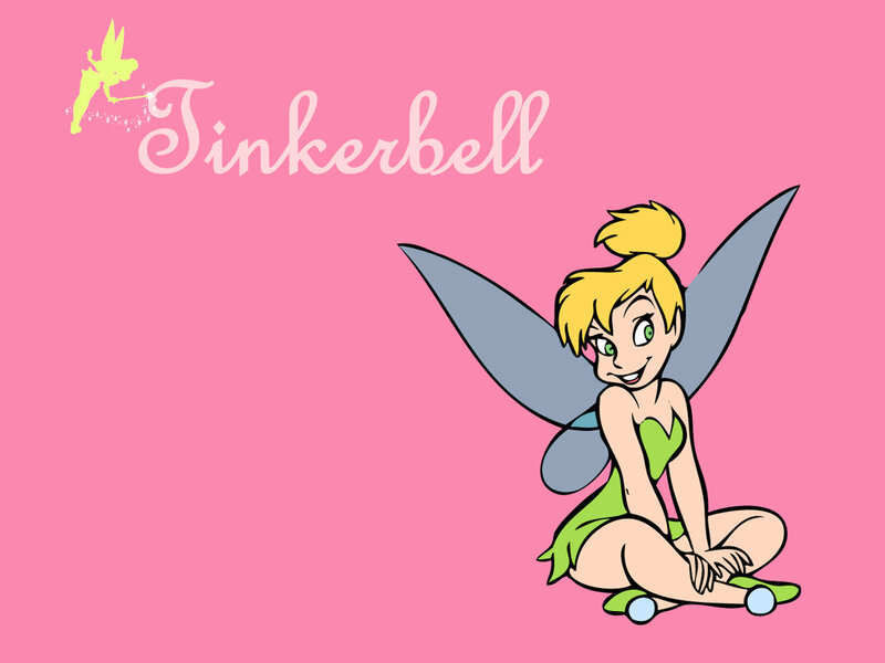Tinker Bell Character — Pink, Playful, Illustration