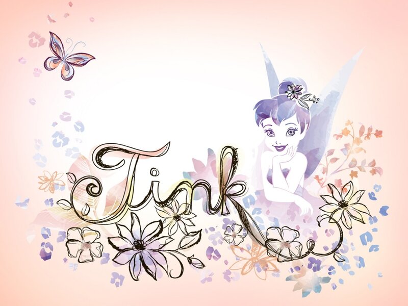 Tinker Bell Character — Pink, Whimsical, Illustration