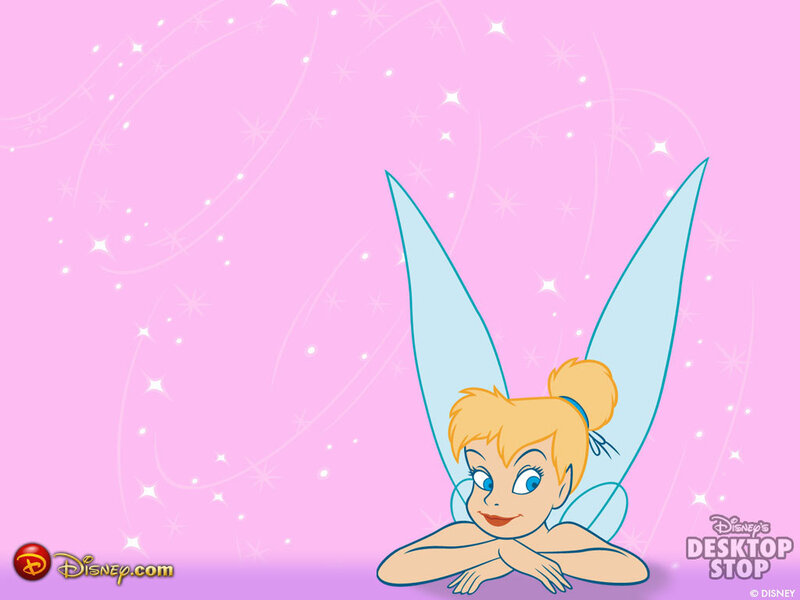 Tinker Bell Character — Pink, Whimsical