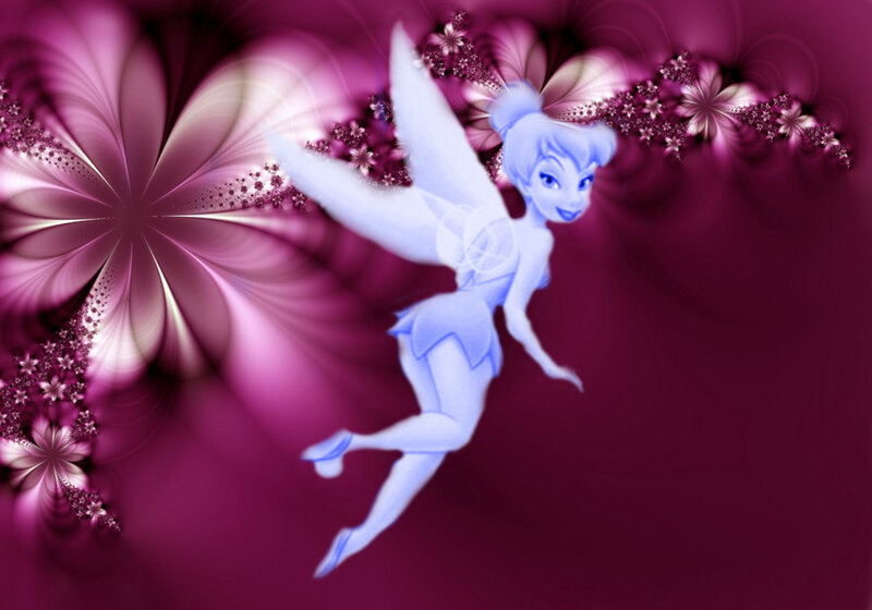 Tinker Bell Character — Purple, Dreamy