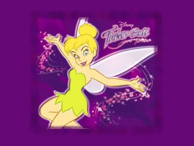 Tinker Bell Character — Purple, Magical